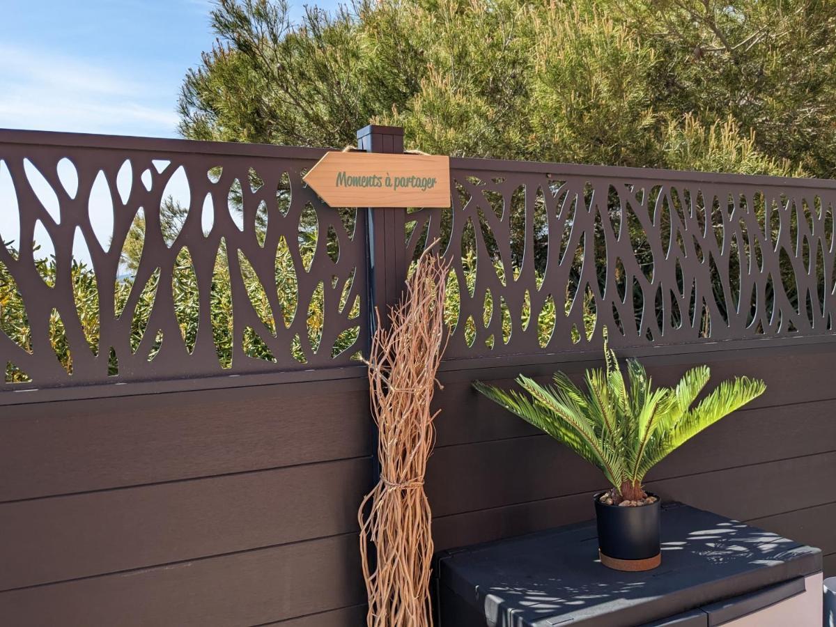 L'Instant Mer - Bord De Mer - Studio Avec Grand Jardin A La Capte Hyères Eksteriør bilde