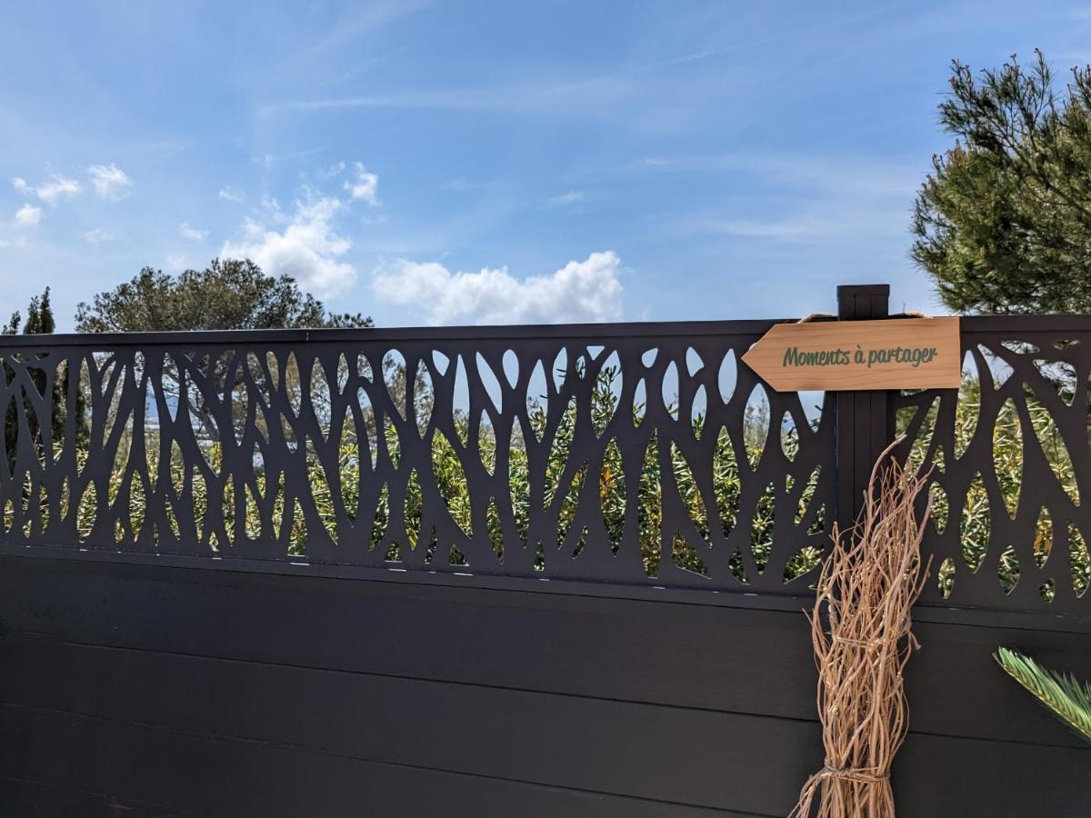 L'Instant Mer - Bord De Mer - Studio Avec Grand Jardin A La Capte Hyères Eksteriør bilde