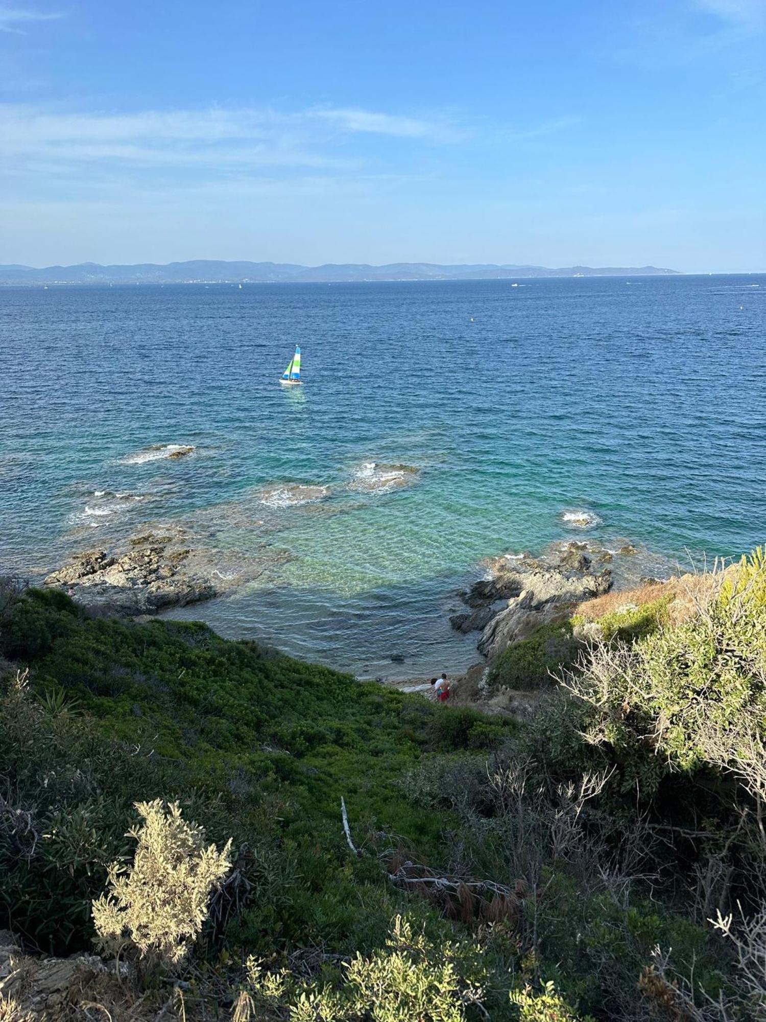 L'Instant Mer - Bord De Mer - Studio Avec Grand Jardin A La Capte Hyères Eksteriør bilde